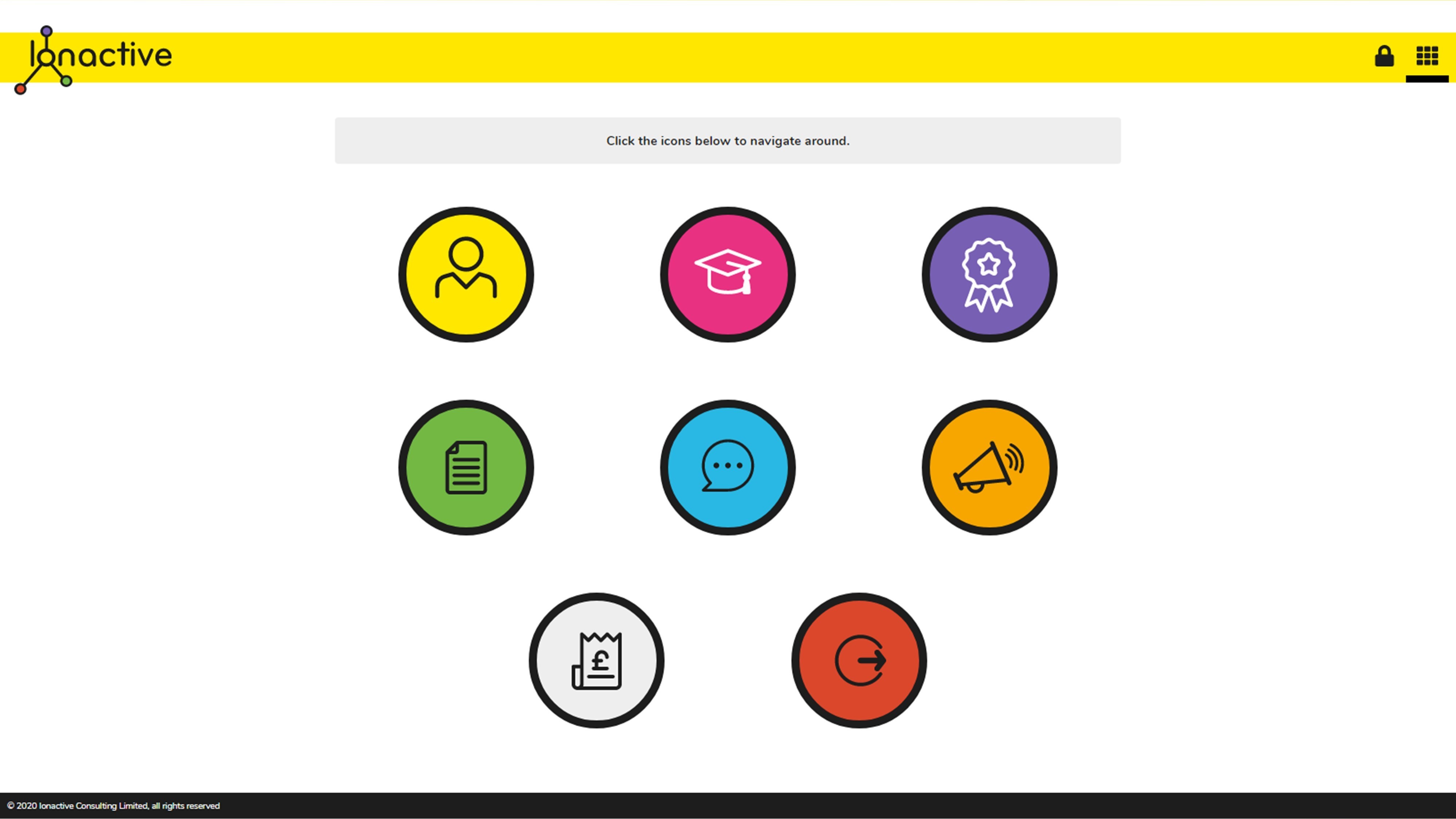 Online training news October 2020 main screen